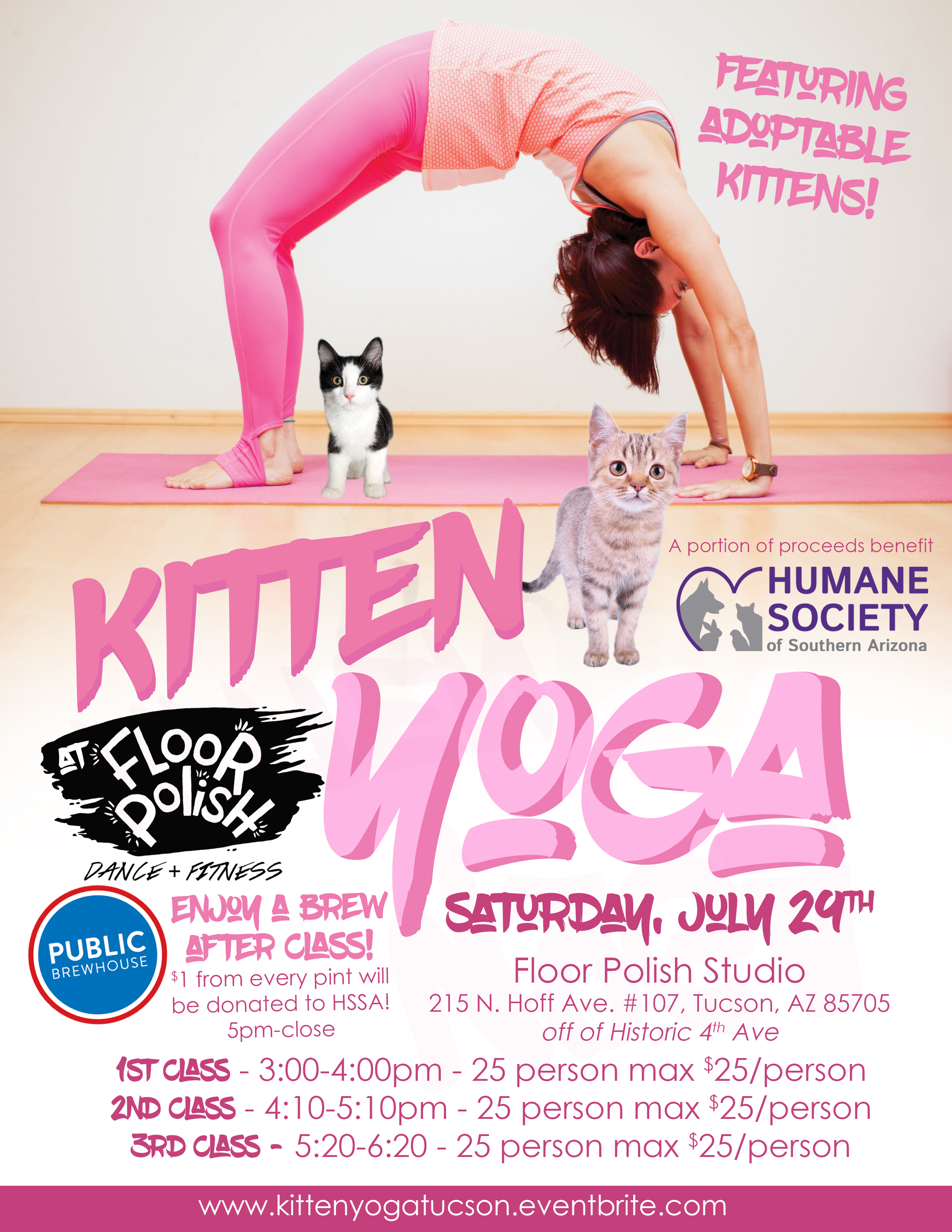 Kitten Yoga is Coming to our Studio