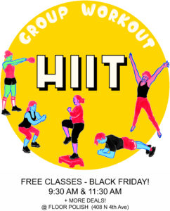 Black Friday, Free HIIT workout in Tucson